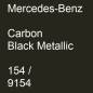 Preview: Mercedes-Benz, Carbon Black Metallic, 154 / 9154.